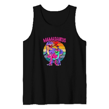 Discover Dinosaur Pet Mothers Day Mamasaurus Tank Tops