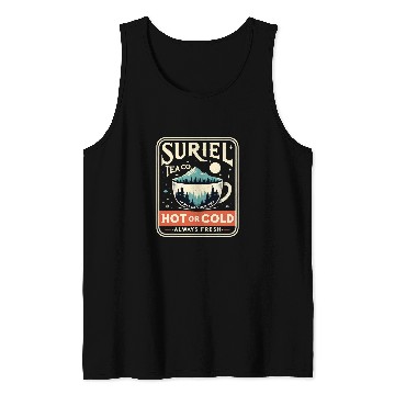 Discover Book Fun Suriel Tea Co Hot Or Cold Always Fresh Reader Book Lover 1 Tank Tops