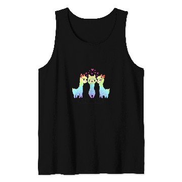 Discover Llama Pet PolyLlamaRous Funny Polyamory For Polyamorous Throuple Tank Tops