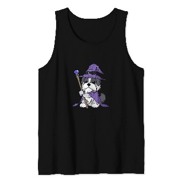 Discover Schnauzer Pet Wizard Funny Dog Magic 2 Tank Tops
