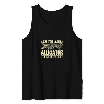 Discover Alligator Pet Hunting See You Later Alligator Hunter Tank Tops
