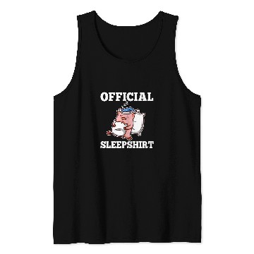 Discover Pig Pet Official sleep Pig 01 Tank Tops