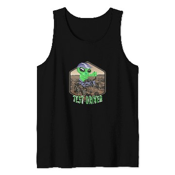 Discover Aliens UFO Persy Perseverance Mars Rover Alien NASA Tank Tops