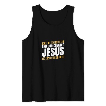 Discover Aliens UFO Funny Christianity Christian Bible 2Catholic Alien Jesus Tank Tops
