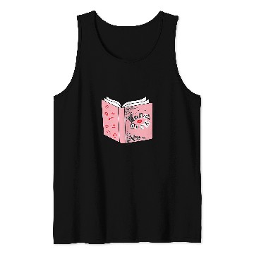 Discover Book Fun Mean Girls Burn Book Side View Tank Tops