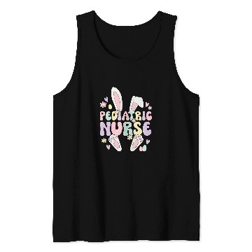 Discover Peds nurses Easter Bunny Pediatric Nursing Easter Day Tank Tops