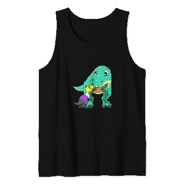 Discover Dinosaur Pet Non Binary Pride TRex Mamasaurus Tank Tops