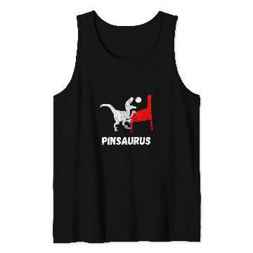 Discover Dinosaur Pet Pinball Dinosaur Arcade Game Dino Flipper Machine TRex Tank Tops