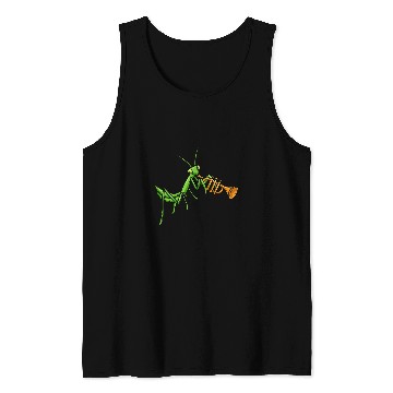 Discover Praying Mantis Violin Bug Catcher Musical Instrument Tank Tops
