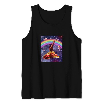 Discover Giraffe Pet Unicorns Giraffes Ridable Space Sloth Tank Tops