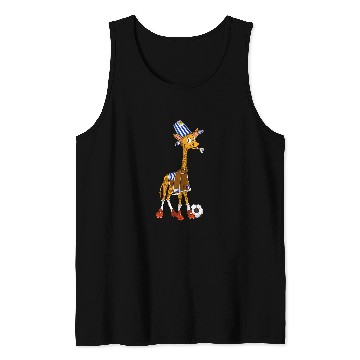Discover Giraffe Pet Uruguay Giraffes Fan Tank Tops