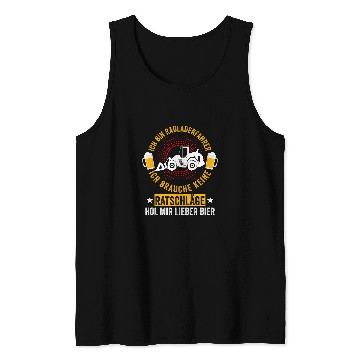Discover Bulldozer Fun Mens Wheel Loader Construction Worker Construction Site Construction Tank Tops