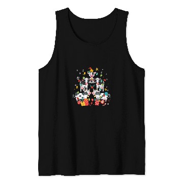 Discover Cow Pet Christmas Farmer Women Farm Christmas Tree Tank Tops