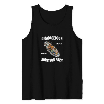 Discover Cicada Brood Design for Entomologist and Bug Lovers Tank Tops