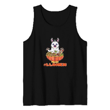 Discover Llama Pet Ramen Japanese Noodles Pho Bowl Anime Tank Tops