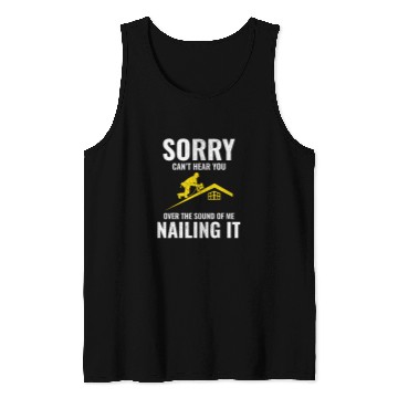 Discover Roofer Roofing Roof Mechanic Contractor Construction Worker Tank Tops