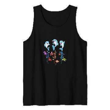 Discover Dolphin Pet Gift Live Laugh Love Tank Tops