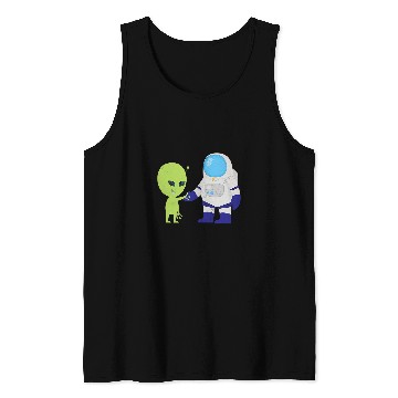 Discover Aliens UFO Planets Alien Solar System Space Lovers Tank Tops