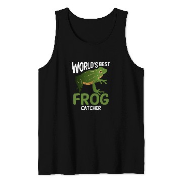 Discover Frog Pet Worlds bests Frog Catcher Frog Hunter Boys Tank Tops