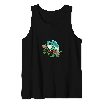 Discover Frog Pet Cute Australian green tree frog For amphibian moms and dads Tank Tops