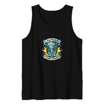 Discover Future Meteorologist Hurricane Chaser Weather Forecaster Tank Tops