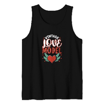 Discover Wedding Anniversary vintages Love Model Tank Tops