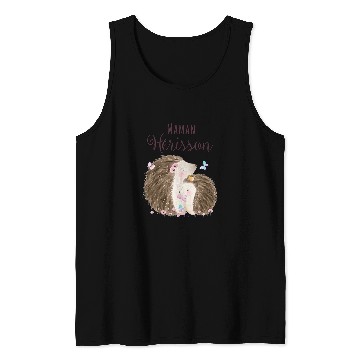 Discover Hedgehog Pet Mom Hedgehogs Flower Watercolour Tank Tops