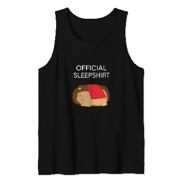 Discover Hedgehog Pet Official Sleep Hedgehogs Hedgehogs pyjama Tank Tops