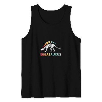 Discover Dinosaur Pet Stegosaurus Eggasaurus Kids Tank Tops