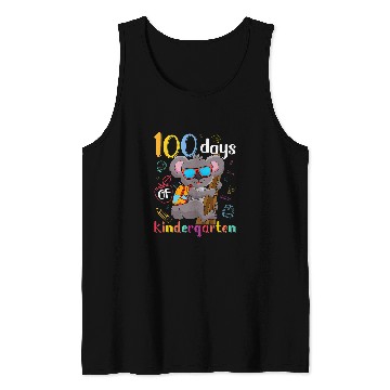 Discover Koala Pet 100 Days Of Kindergarten Koala 100th Day School Kindergarten Tank Tops