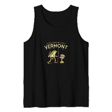 Discover Frog Pet Appalachian Trail Vermont Hiking Funny Tank Tops