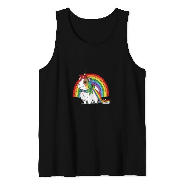 Discover Guinea Pig Pet Rainbow Unicorn Guinea Pig Tank Tops