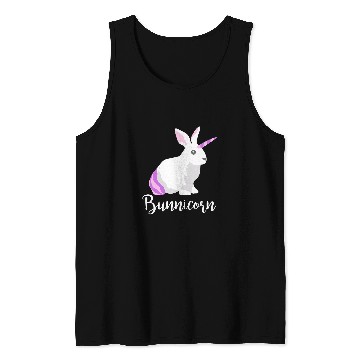 Discover Unicorn Pet Easter Bunny Bunnicorn Unicorn Easter Sunday Tank Tops