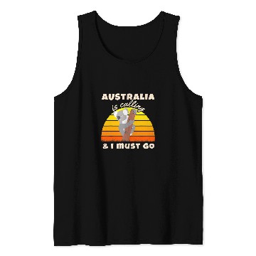 Discover Koala Pet Australia Is Calling Koala Backpacker Travel Tank Tops