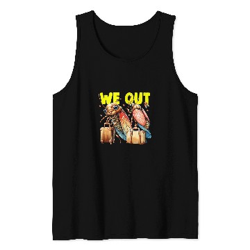 Discover Funny Cicada We Out Cute Cicada Brood Emergence Tank Tops