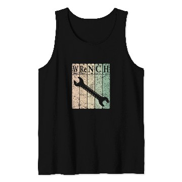 Discover Wrench Periodic Table Elements Mechanic Handyman 22 Tank Tops