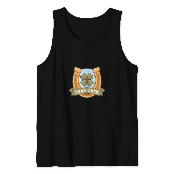 Discover Horse Pet Good Luck horseshoe illustration Tank Tops