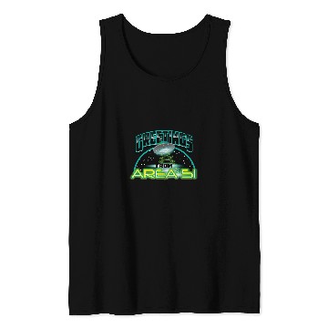 Discover Aliens UFO Cute Greetings From Area 51 Gift For Alien Believers Tank Tops