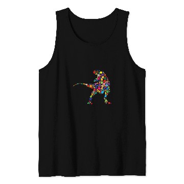Discover Dinosaur Pet Dot Day Dinosaur Colorful Trex Dinosaur polka Dot Boys Kids Tank Tops