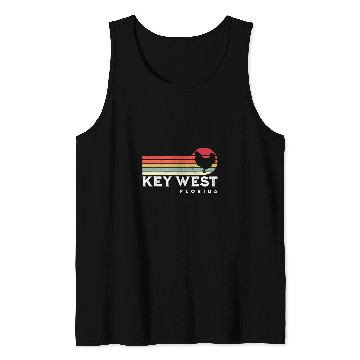 Discover Chicken Pet Key West Florida Chicken Lover Souvenir 7 Tank Tops