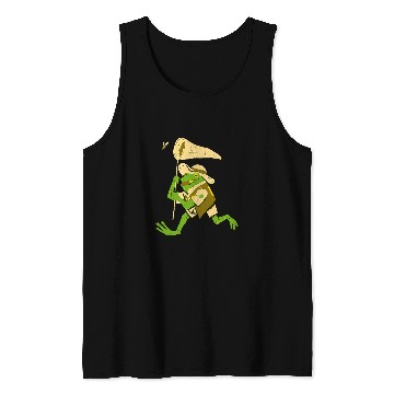 Discover Frog Pet Camping Crew Road Trip Tank Tops