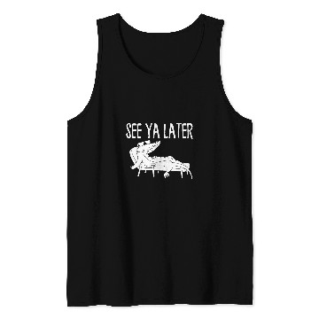 Discover Alligator Pet See Ya Later Alligator Gator Chilling With Sunglasses Tank Tops