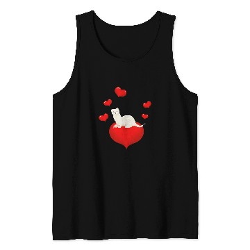 Discover Ferret Pet Ermine Winter Fur Design Weasel And Ferret Tank Tops