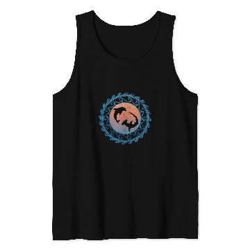 Discover Dolphin Pet Hammerhead Shark Dolphin Tribal Tank Tops