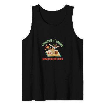 Discover Book Fun Adventure Begins At Your Library Summer Reading Program 04 04 Tank Tops