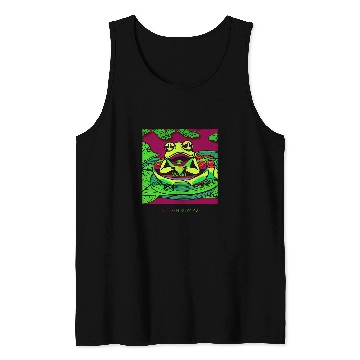 Discover Frog Pet entertaining Frog Amphibia Tank Tops