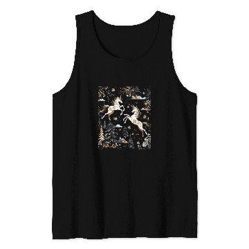 Discover Unicorn Pet Van Gogh Style Winter Solstice Christmas Unicorns 25 Tank Tops