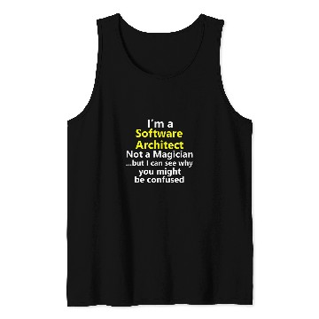 Discover Architect Job Software Architect IT Tech Computer Job Career Occupation Tank Tops