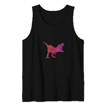 Discover Dinosaur Pet Dot Day T Rex Tank Tops