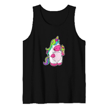 Discover Unicorn Pet Waffle ice cream Tank Tops